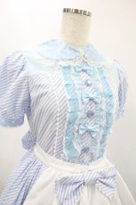 画像4: Angelic Pretty / Stripe Girly Cafe Set Free サックス H-24-11-17-1028-AP-OP-NS-ZH (4)