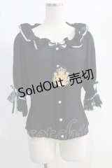 ALICE and the PIRATES / A/Pトリコロール五分袖ブラウス Free ブラック H-24-11-17-080-PA-BL-NS-ZH