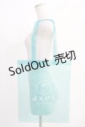 axes femme / ロゴクリアトートバッグ  サックス H-24-11-18-001-AX-BG-NS-ZH