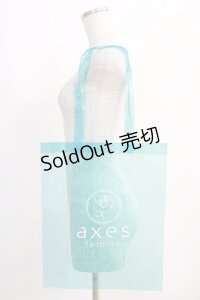 axes femme / ロゴクリアトートバッグ  サックス H-24-11-18-001-AX-BG-NS-ZH