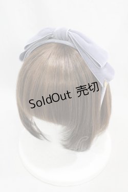 画像1: PINK HOUSE / little sunny bite×PINK HOUSE big ribbon katyusha  ラベンダー H-24-11-19-1015-LO-AC-NS-ZH