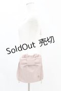 m petit by misako / NINA'Sコラボ/リボンキンチャクショルダーバッグ  ピンク H-24-11-19-1024-0-BG-NS-ZH
