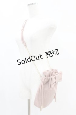 画像2: m petit by misako / NINA'Sコラボ/リボンキンチャクショルダーバッグ  ピンク H-24-11-19-1024-0-BG-NS-ZH