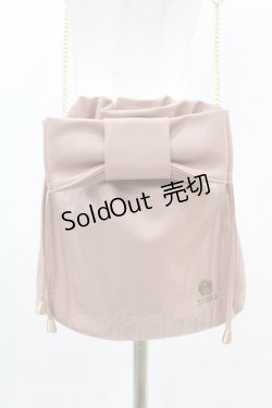 画像3: m petit by misako / NINA'Sコラボ/リボンキンチャクショルダーバッグ  ピンク H-24-11-19-1024-0-BG-NS-ZH