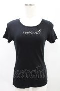 pays des fees  / ロゴプリントカットソー  黒 H-25-05-11-1021-PU-TO-KB-ZH