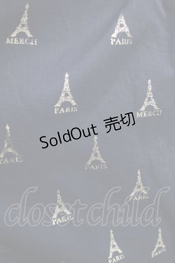 画像4: Jane Marple / LA TOUR EIFFELタブリエドレス  navy×white gold H-24-11-20-011-JM-OP-KB-ZH