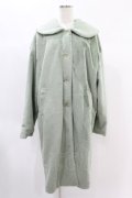 Candy Stripper / POWDERY FUR COAT  グリーン H-24-11-22-1018-PU-CO-KB-ZT-C031