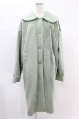 Candy Stripper / POWDERY FUR COAT  グリーン H-24-11-22-1018-PU-CO-KB-ZT-C031