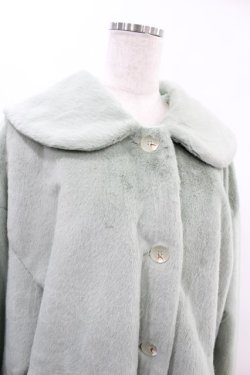 画像4: Candy Stripper / POWDERY FUR COAT  グリーン H-24-11-22-1018-PU-CO-KB-ZT-C031