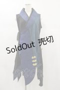 Qutie Frash / チャイナインナーチュニック  ブルー H-24-11-23-043-QU-TO-KB-ZH