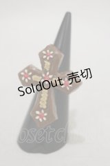 Q-pot. / Q-pot. Halloween 2017 DEATH PARADE クロスシュガーリング Free ブラウン H-24-11-23-006-QP-AC-NS-ZH