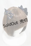metamorphose / セーラーラインリボンクリップ  ネイビー H-24-11-24-1006-ME-AC-NS-ZH