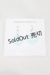 Angelic Pretty / ドットLovely Heartクッションイヤリング  サックス H-24-11-24-1010-AP-AC-NS-ZH