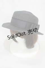 m petit by misako / AMブレードカンカン帽  ブラック H-24-11-24-1003-0-AC-NS-ZT170