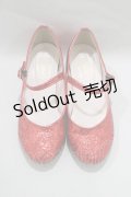 RoseMarie seoir / グリッターシューズ M レッド H-24-11-24-008-LO-SH-NS-ZH