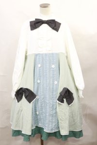 Favorite / ドッキングワンピース XL オフ/ミント H-24-11-25-1014-LO-OP-NS-ZH