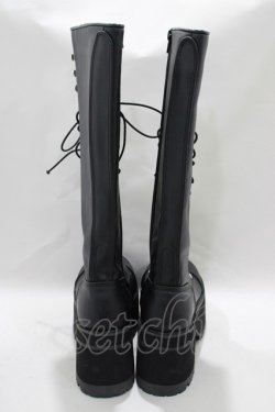 画像3: Demonia / RANGER302　厚底ロングブーツ M5（約24.1cm） ブラック H-24-11-25-010-PU-SH-KB-ZT387