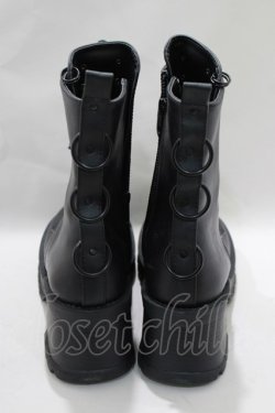 画像3: Demonia / BRATTY50レースアップブーツ 約27cm ブラック H-24-11-25-013-PU-SH-KB-ZT273