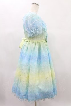 画像2: Angelic Pretty / Sugar Skyワンピース Free サックス/イエロー H-24-11-26-010-AP-OP-NS-ZH