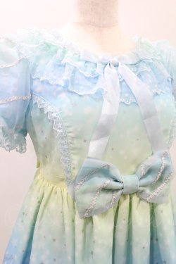 画像4: Angelic Pretty / Sugar Skyワンピース Free サックス/イエロー H-24-11-26-010-AP-OP-NS-ZH