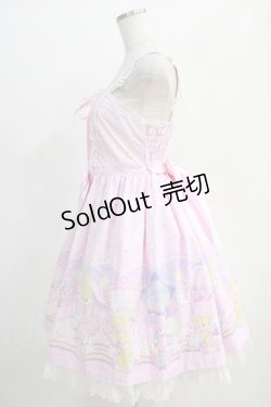画像2: Angelic Pretty / Cotton Candy Shop ジャンパースカートSet Free ピンク H-24-11-27-056-AP-OP-NS-ZH
