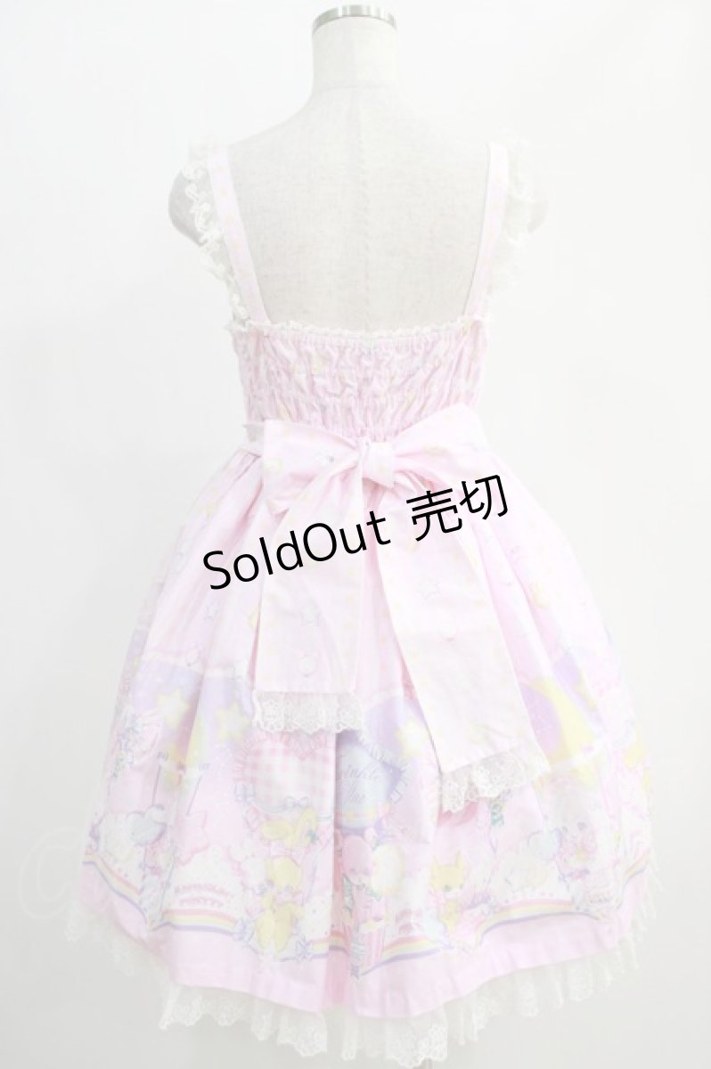 画像3: Angelic Pretty / Cotton Candy Shop ジャンパースカートSet Free ピンク H-24-11-27-056-AP-OP-NS-ZH (3)
