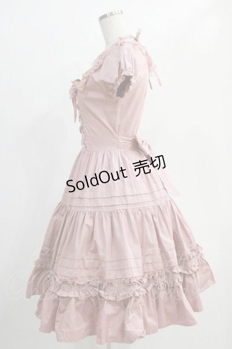 画像2: Mary Magdalene / モルガーヌワンピース Free ローズミルクティー H-24-11-27-057-CL-OP-NS-ZH (2)