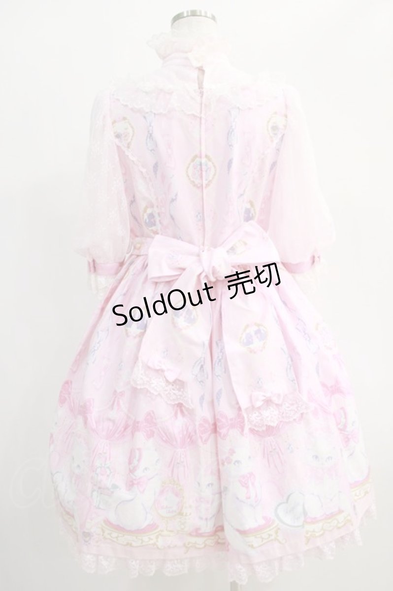 画像3: Angelic Pretty / Dolly Catワンピース Free ピンク H-24-11-27-059-AP-OP-NS-ZH (3)