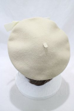 画像2: Maria pipi / Velvet Ribbon Beret  ベージュ H-24-11-27-015-EL-AC-NS-ZH