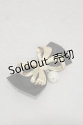 m petit by misako / AMPLリボンブローチ  ブラック H-24-12-01-010-LO-AC-NS-ZH