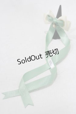 画像1: LOTUS ribbon / リボンリング  ミント H-24-12-01-085-EL-AC-NS-ZH