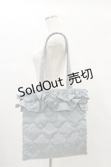 m petit by misako / キルティングトートバッグ  サックス H-24-12-01-022-LO-BG-NS-ZH