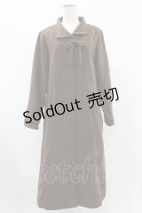 merry jenny / リボンAラインロングコート Free ブラウン H-24-12-02-1019-LO-CO-NS-ZT-C004