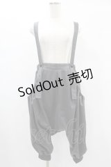 Qutie Frash / サロペットサルエルパンツ Free グレー H-24-12-02-1024-QU-PA-NS-ZH