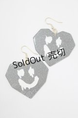WORLD WIDE LOVE！(Rydia) / デッドハートスマイルピアス  ブラック H-24-12-02-021-PU-AC-KB-ZH