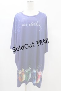 NieR Clothing / プリントBIG CUTSEW   H-24-12-03-1045-PU-TO-KB-ZT222