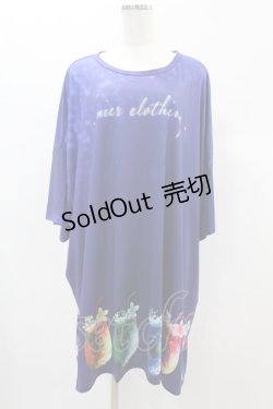 画像1: NieR Clothing / プリントBIG CUTSEW   H-24-12-03-1045-PU-TO-KB-ZT222
