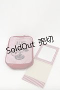 Fi.n.t / オリジナルトラベルポーチ  レッド H-24-12-03-079-CA-ZA-NS-ZH