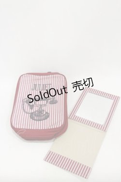 画像1: Fi.n.t / オリジナルトラベルポーチ  レッド H-24-12-03-079-CA-ZA-NS-ZH