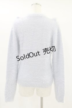 画像2: Ank Rouge / プチローズニット M サックス H-24-12-03-009-CA-TO-NS-ZT402