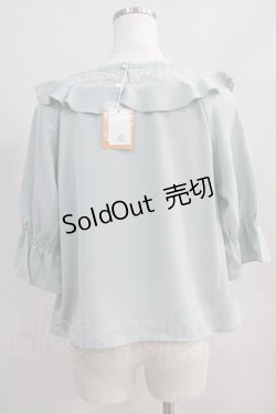 画像3: Fi.n.t / ヨークレース花刺繍プルオーバーブラウス Free ミント H-24-12-05-014-CA-BL-NS-ZH
