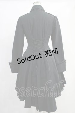 画像3: ATELIER BOZ / ディーンジャケットワンピース  黒×黒×ボルドー H-24-12-06-025-EL-OP-KB-ZH