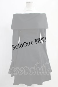 ATELIER BOZ / ジュリエッタミニワンピース  黒×白 H-24-12-06-003-EL-OP-KB-ZH