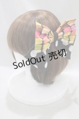 Dangerous nude / リボンクリップピン  マカロン×ドット H-24-12-06-083-PU-ZA-KB-ZH
