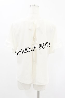 画像2: axes femme / バックシャンネックレス付きプルオーバー M オフ H-24-12-07-042-AX-TO-NS-ZH