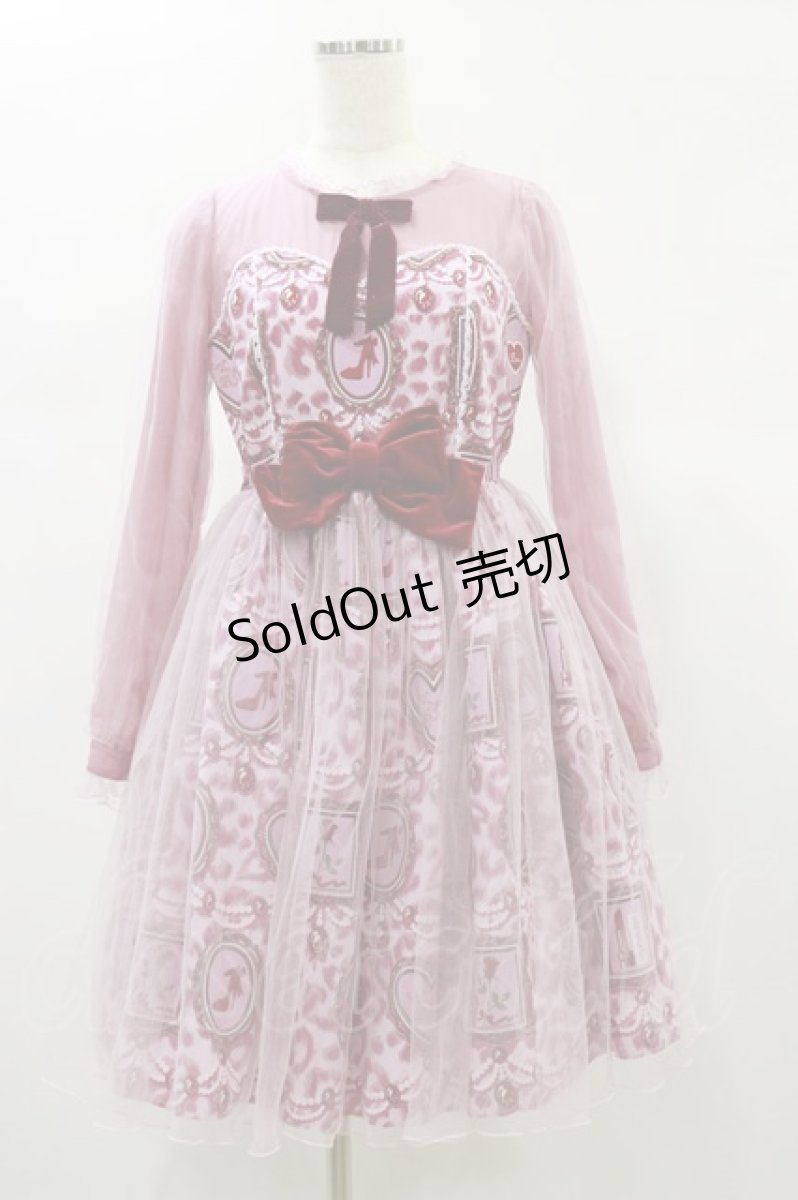 画像4: Angelic Pretty / Girly Leopardワンピース Free ピンク H-24-12-07-085-AP-OP-NS-ZH (4)