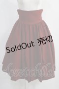 NO.S PROJECT / 二次元と運命が交差するスカート L ボルドー H-24-12-09-051-LO-SK-NS-ZH