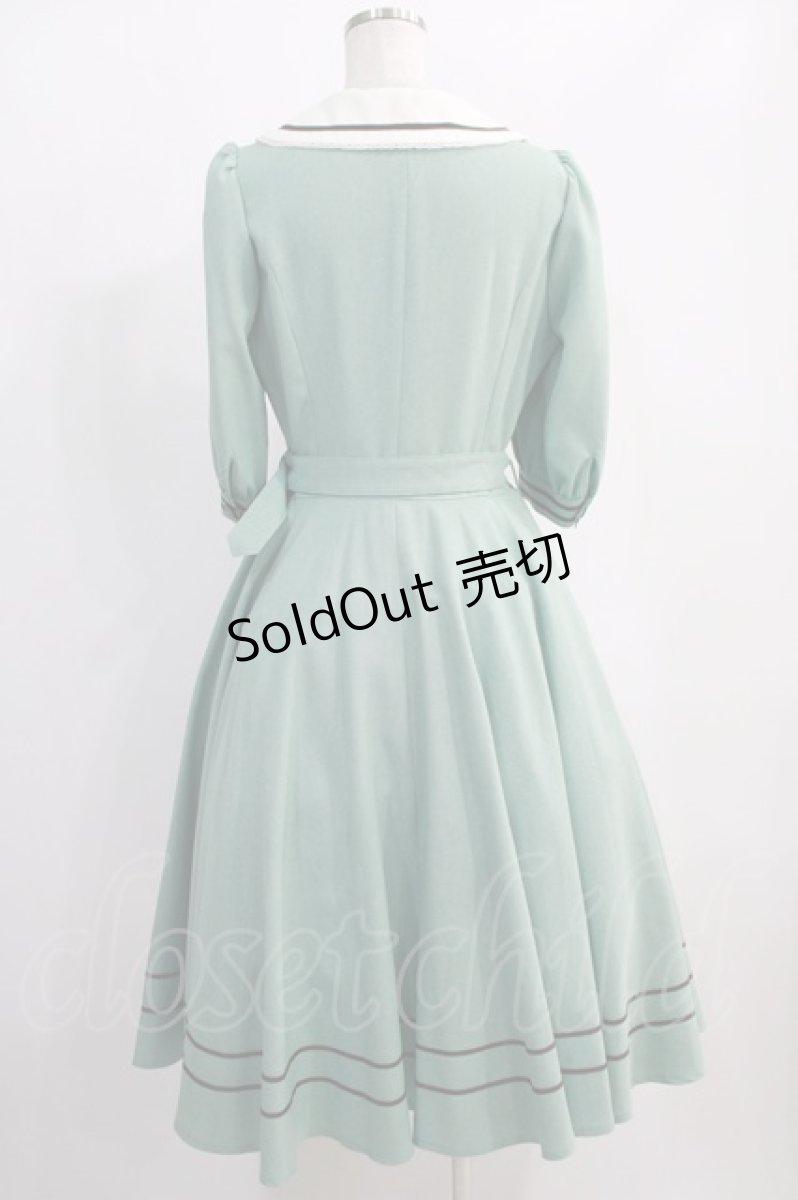 画像3: Innocent World / エレノアワンピース L セラドングリーン×ショコラ/Celadon Green×Chocolat H-24-12-09-065-IW-OP-NS-ZH (3)