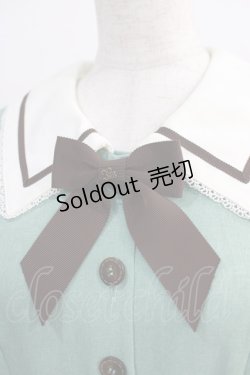 画像4: Innocent World / エレノアワンピース L セラドングリーン×ショコラ/Celadon Green×Chocolat H-24-12-09-065-IW-OP-NS-ZH