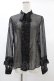 画像1: HYSTERIC GLAMOUR / ボウカラーレオパードブラウス  黒 H-24-12-10-036-PU-BL-KB-ZT099 (1)